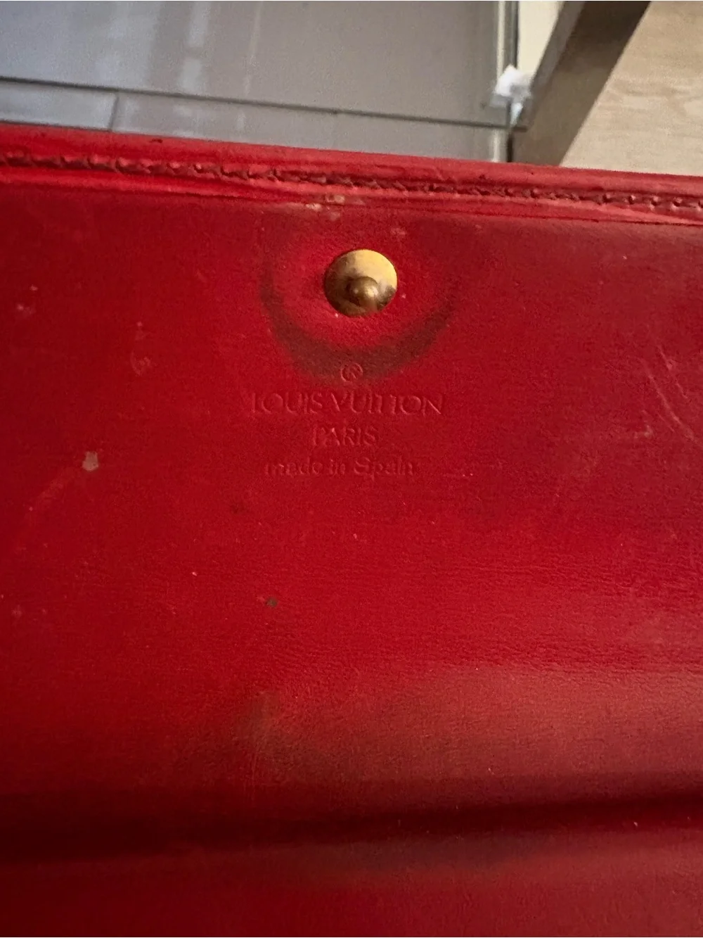 Red Leather Women's Wallet - Unbranded